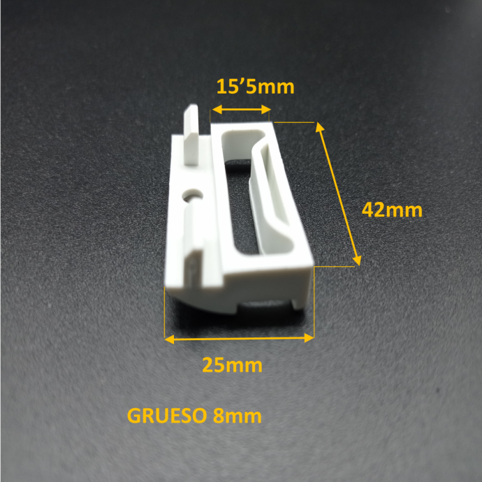 pieza 42mm sujeción manija ventana - Recambios mobil home - MundoMobilHome