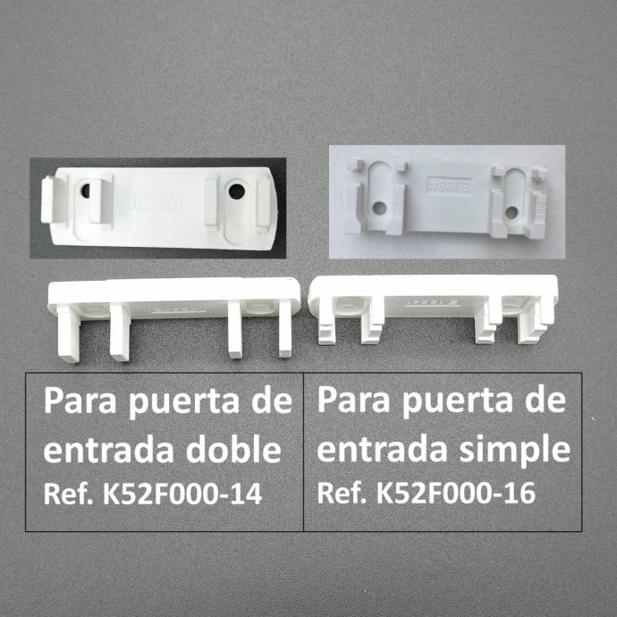 Pieza cierre puerta entrada doble - Recambios mobil homes - MundoMobilHome