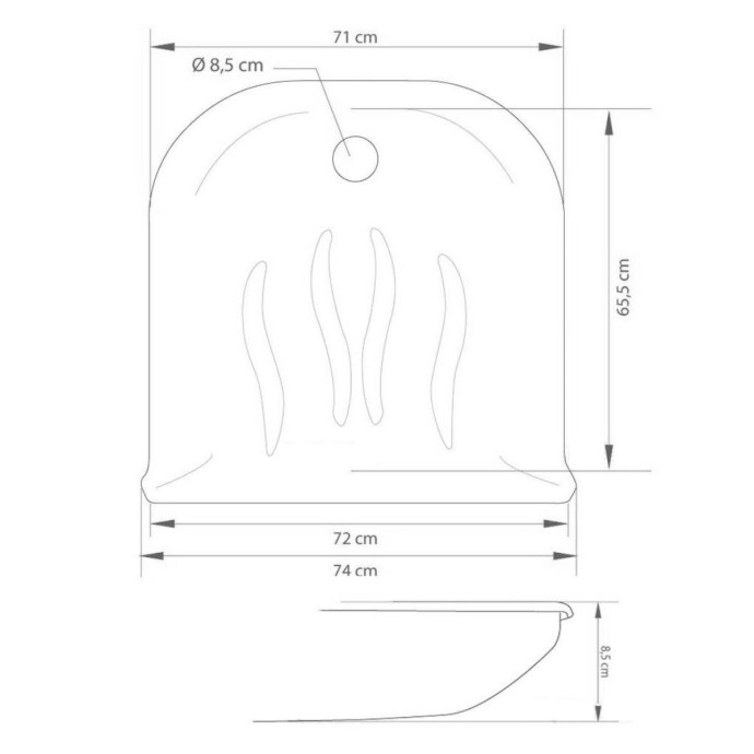 Refuerzo plato de ducha O'hara IRM