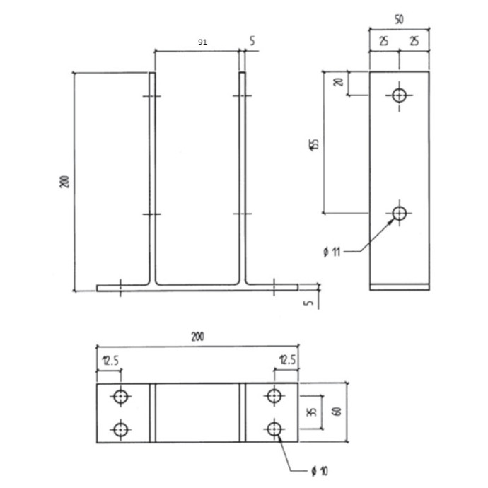 Soporte poste - Vallado y ocultación - MundoMobilHome