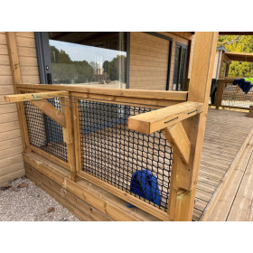 Tendedero madera para terraza - MundoMobilHome